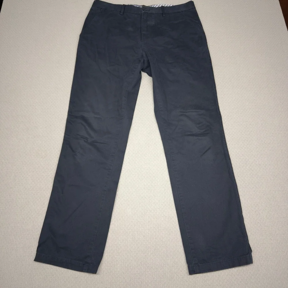 Banana Republic Pants Mens 33x32 Navy Blue Kentfield Twill Cotton Chino Office